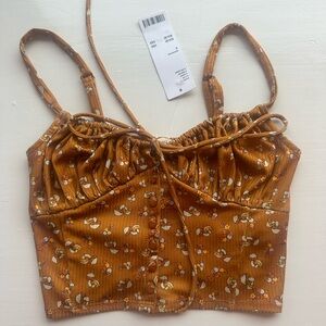 URBAN OUTFITTERS SIZE SMALL YELLOW TANK TOP